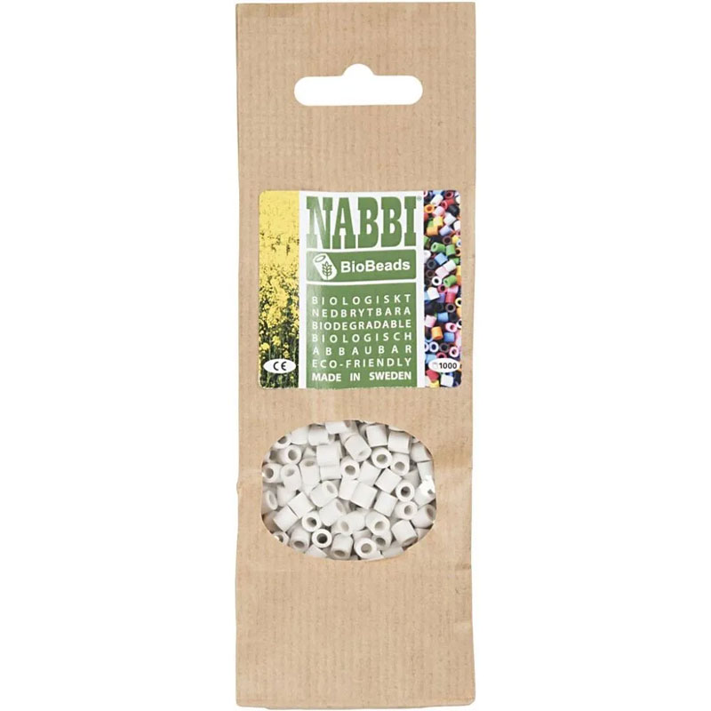 Nabbi – Perline Bio Da Stirare, Diametro 5 Mm, 5000 Pezzi In 10 Colori Misti, Più 3 Piastre Base – Creatività Ecologica E Compostabile Per Bambini 3+