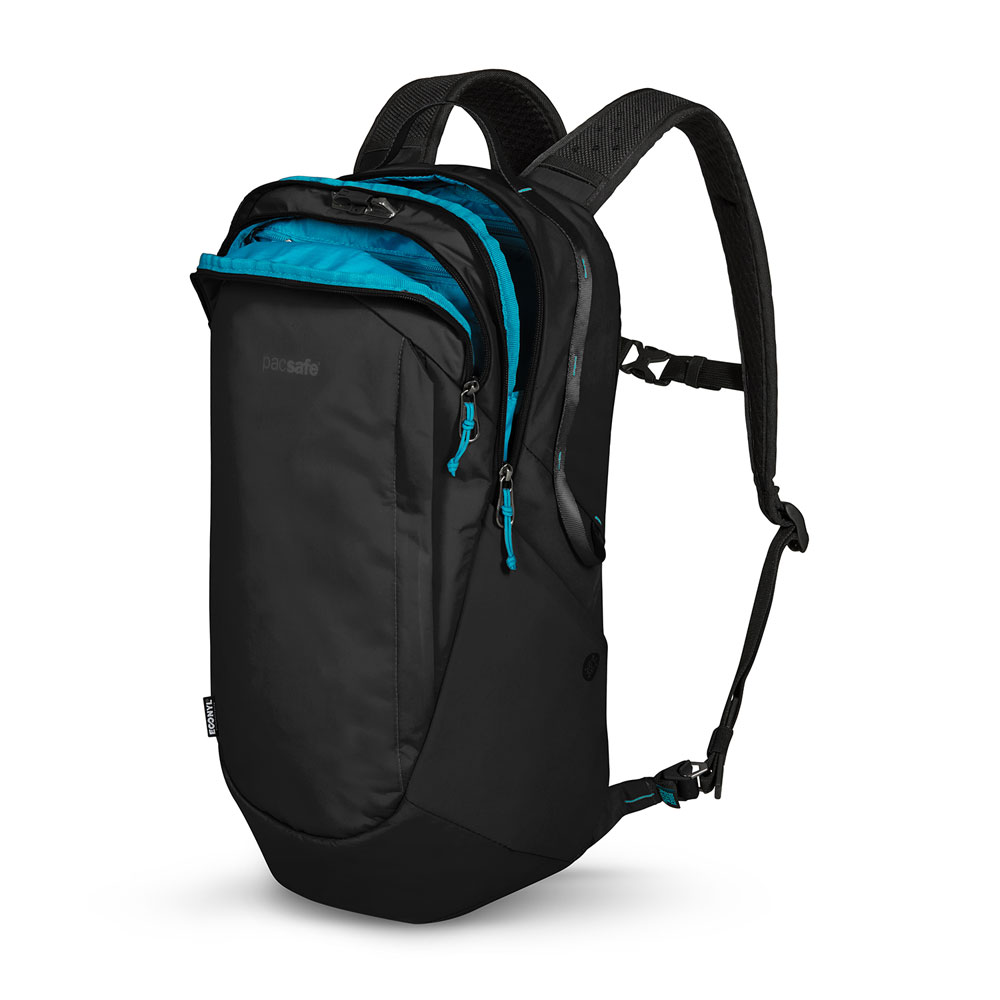 Stöldsäker ryggsäck - PACSAFE ECO 25L Anti-Theft Econyl Black - 4
