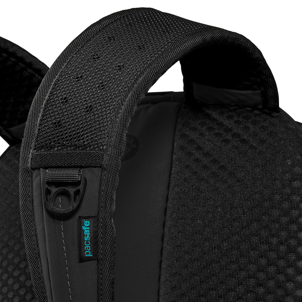 Stöldsäker ryggsäck - PACSAFE ECO 25L Anti-Theft Econyl Black - 5