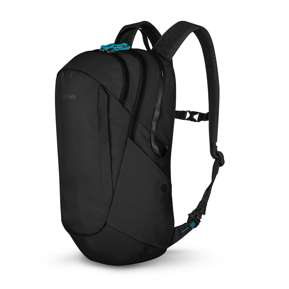 Stöldsäker ryggsäck - PACSAFE ECO 25L Anti-Theft Econyl Black