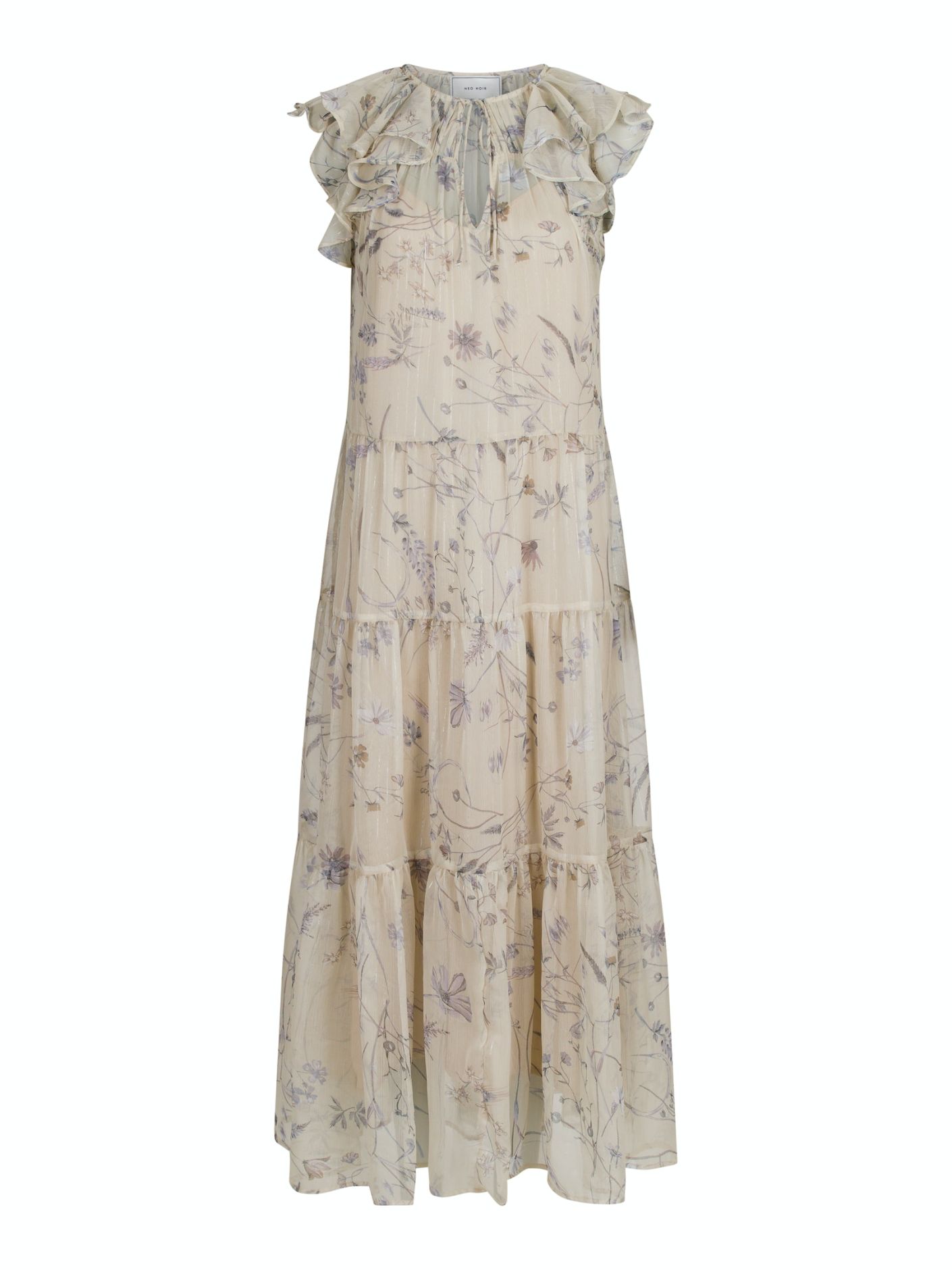 Neo Noir  - Messina Harvest Bloom Dress Light Yellow  - 3