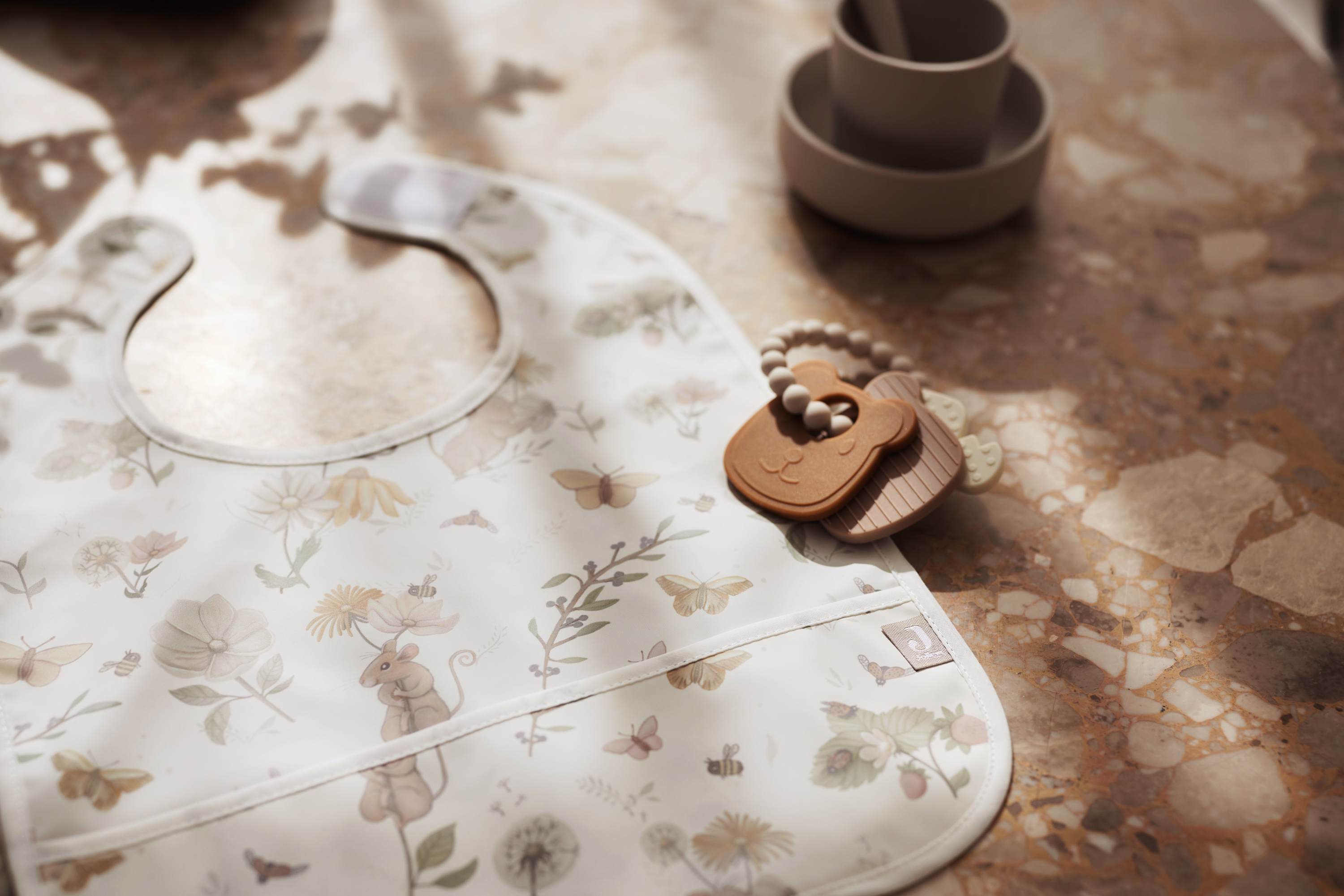 Jollein Haklapp Vattentät Dreamy Mouse (2pack) - 6