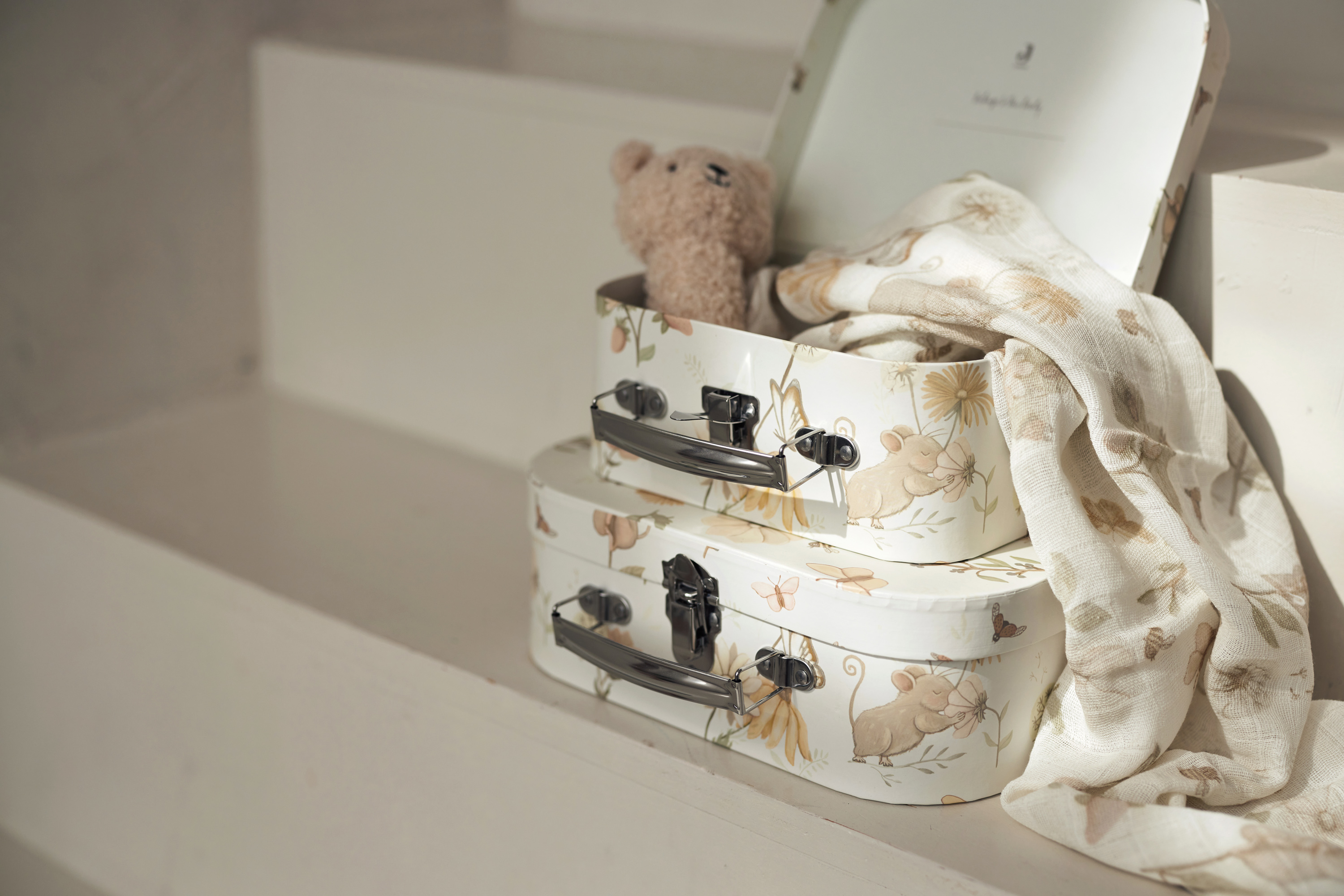 Jollein leksaksväska Dreamy Mouse (2pack) - 9