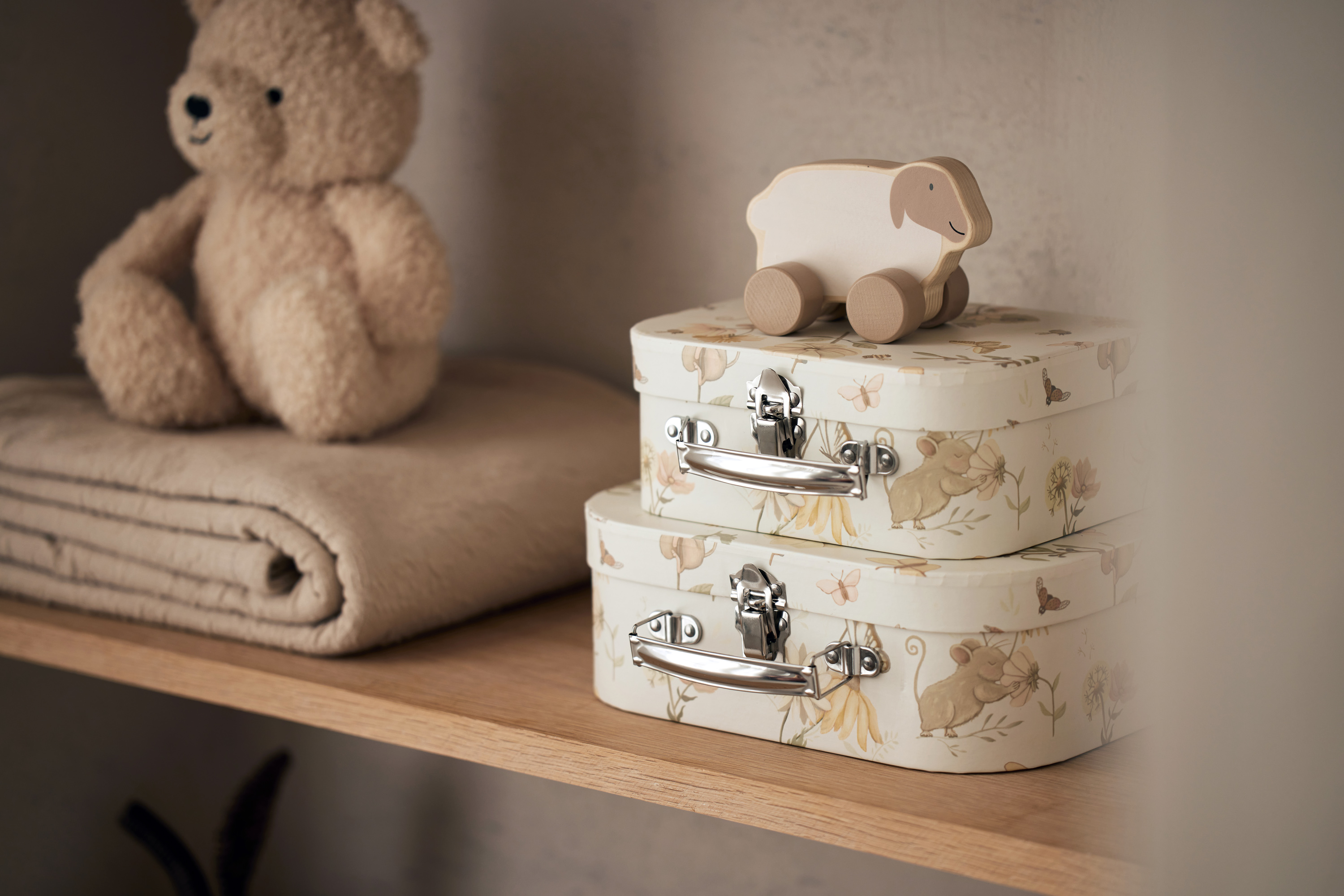 Jollein leksaksväska Dreamy Mouse (2pack) - 6