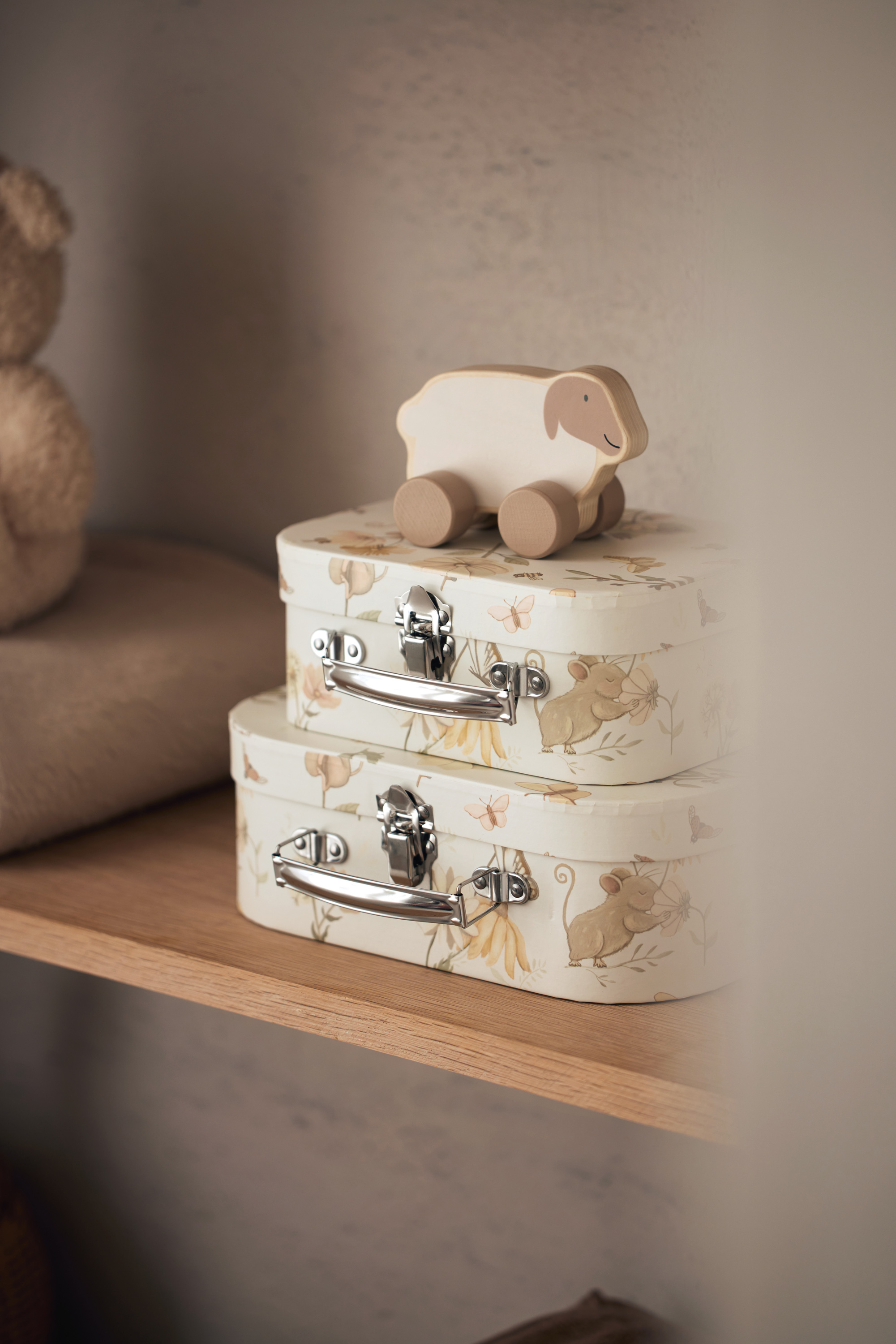 Jollein leksaksväska Dreamy Mouse (2pack) - 5