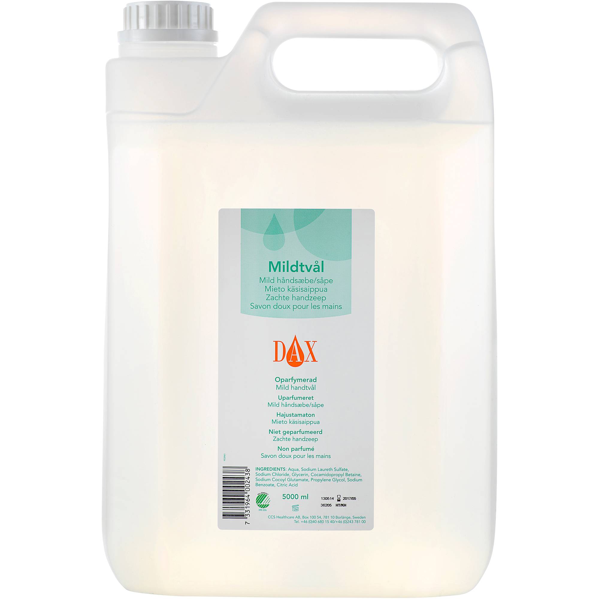 TVÅL DAX MILD 5L 