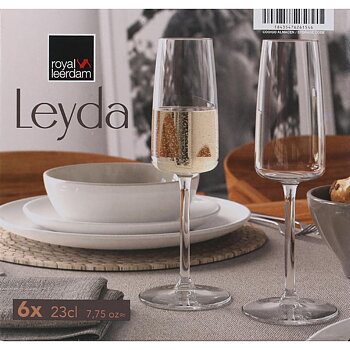 Leyda Champagneglas 23cl 6-p