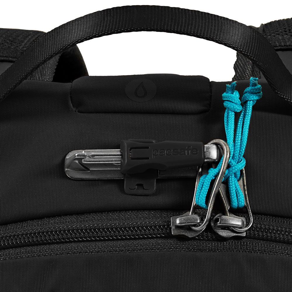 Stöldsäker ryggsäck - PACSAFE ECO 18L Anti-Theft Econyl Black - 6