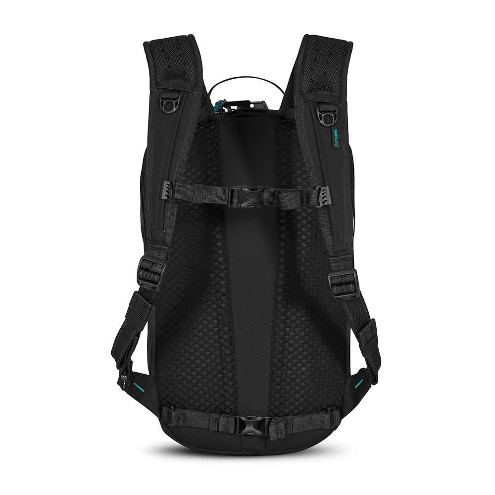 Stöldsäker ryggsäck - PACSAFE ECO 18L Anti-Theft Econyl Black - 3