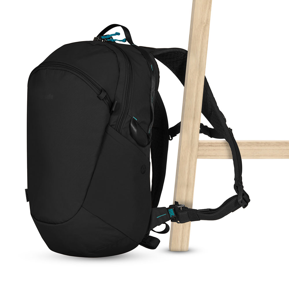 Stöldsäker ryggsäck - PACSAFE ECO 18L Anti-Theft Econyl Black - 10