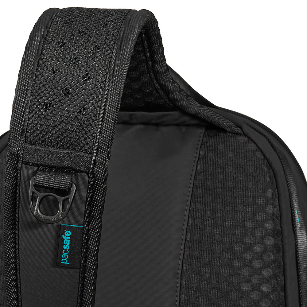 Stöldsäker sling-ryggsäck - PACSAFE ECO 12L Anti-Theft Econyl Sling Backpack Black - 6