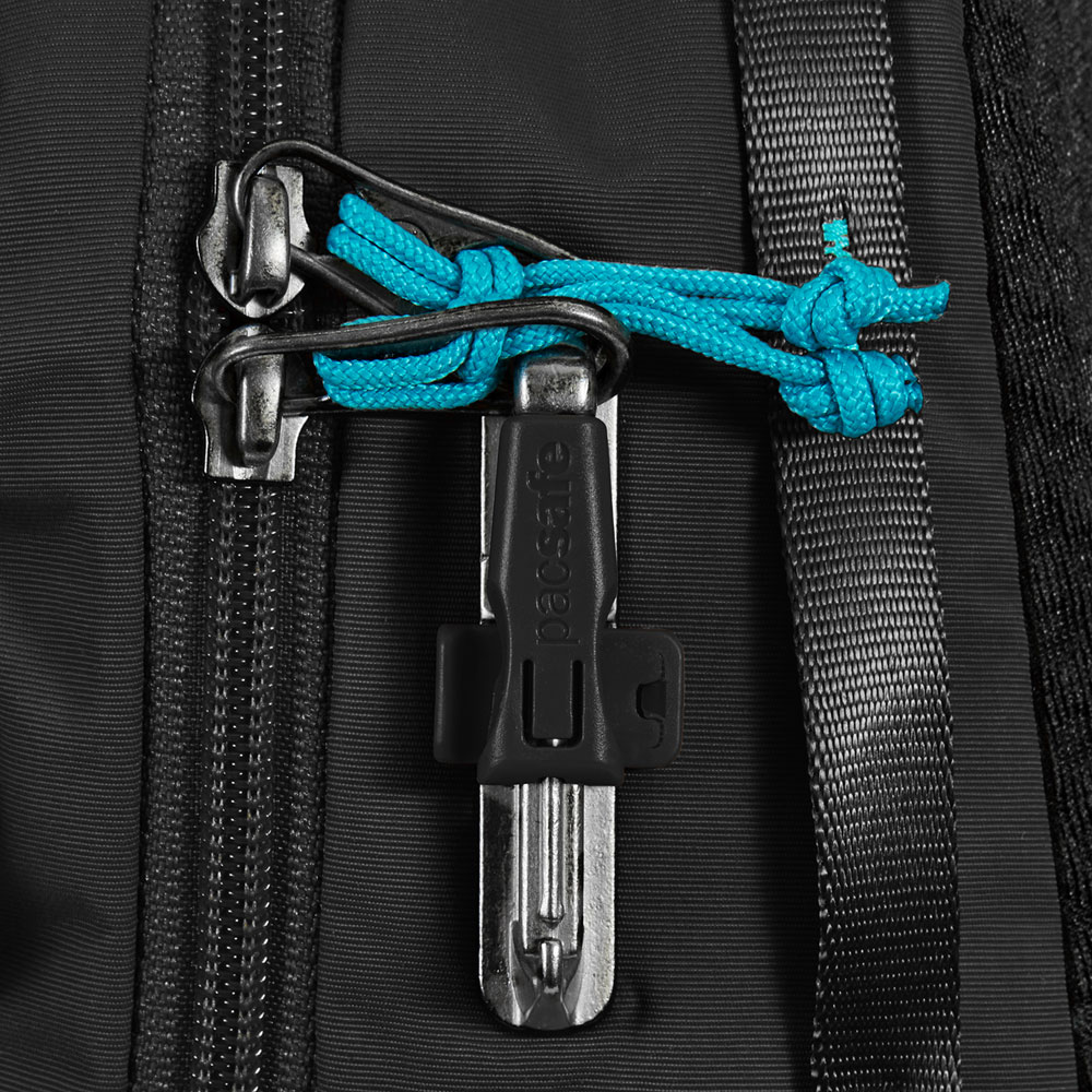 Stöldsäker sling-ryggsäck - PACSAFE ECO 12L Anti-Theft Econyl Sling Backpack Black - 9