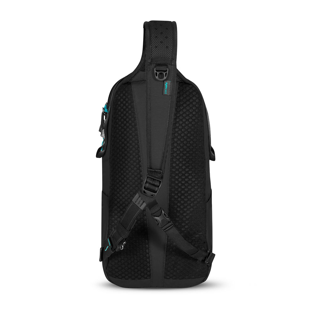 Stöldsäker sling-ryggsäck - PACSAFE ECO 12L Anti-Theft Econyl Sling Backpack Black - 3