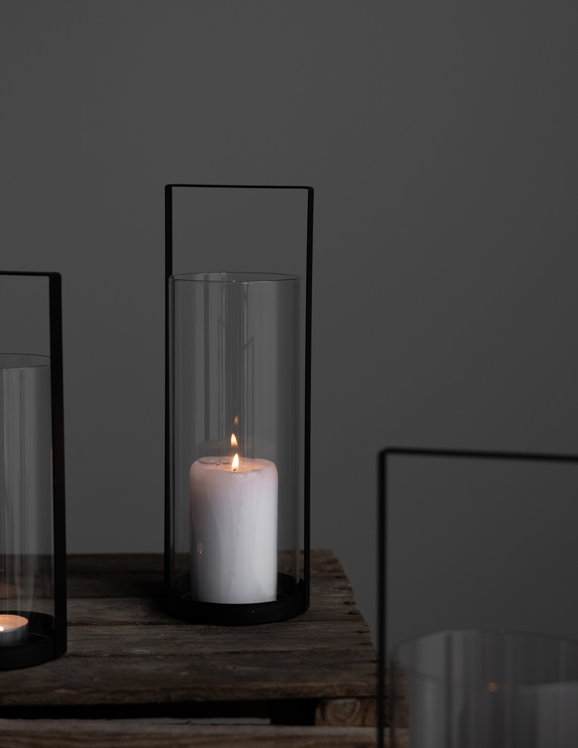 Kvarnvik Black Candle Lantern - Large - 5