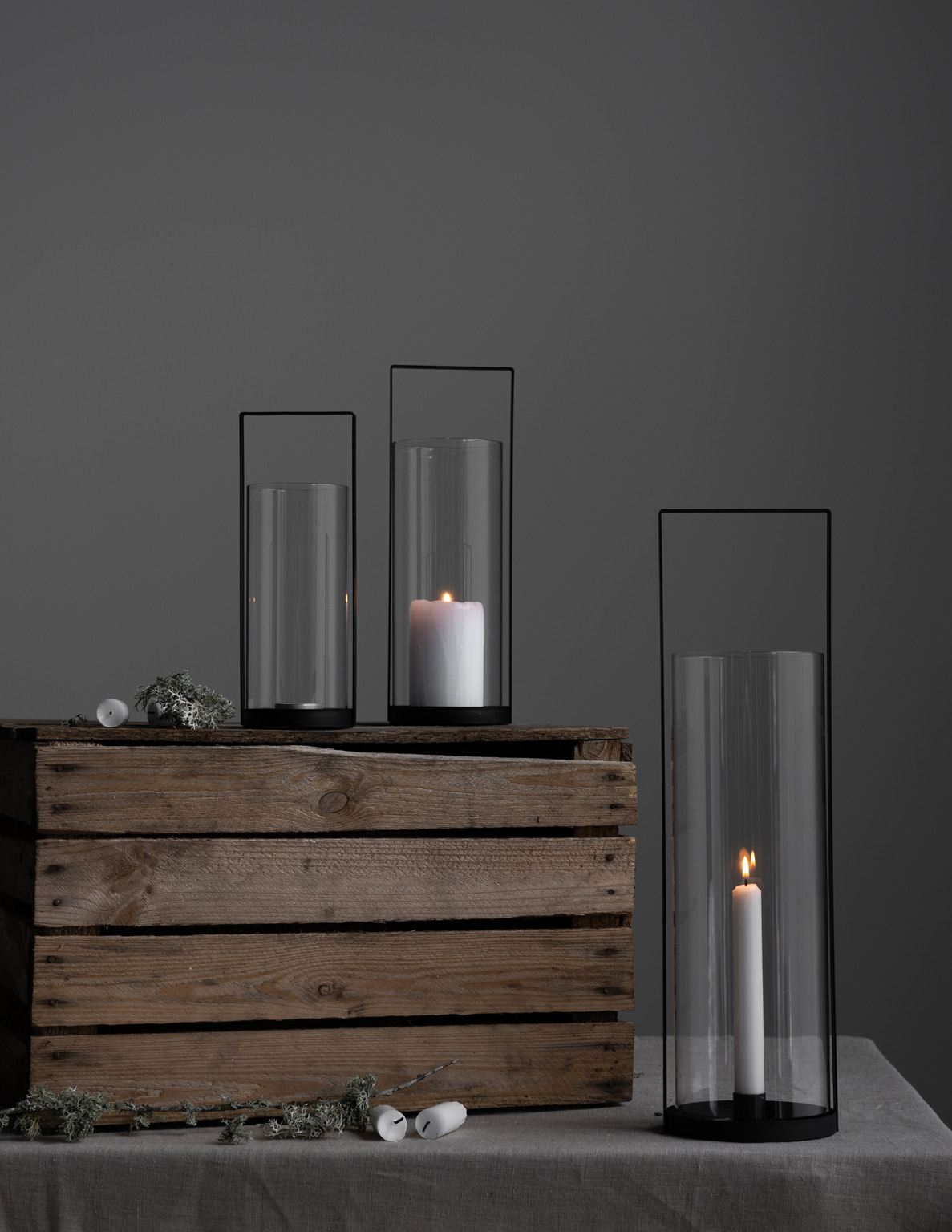 Kvarnvik Black Candle Lantern - Large - 8