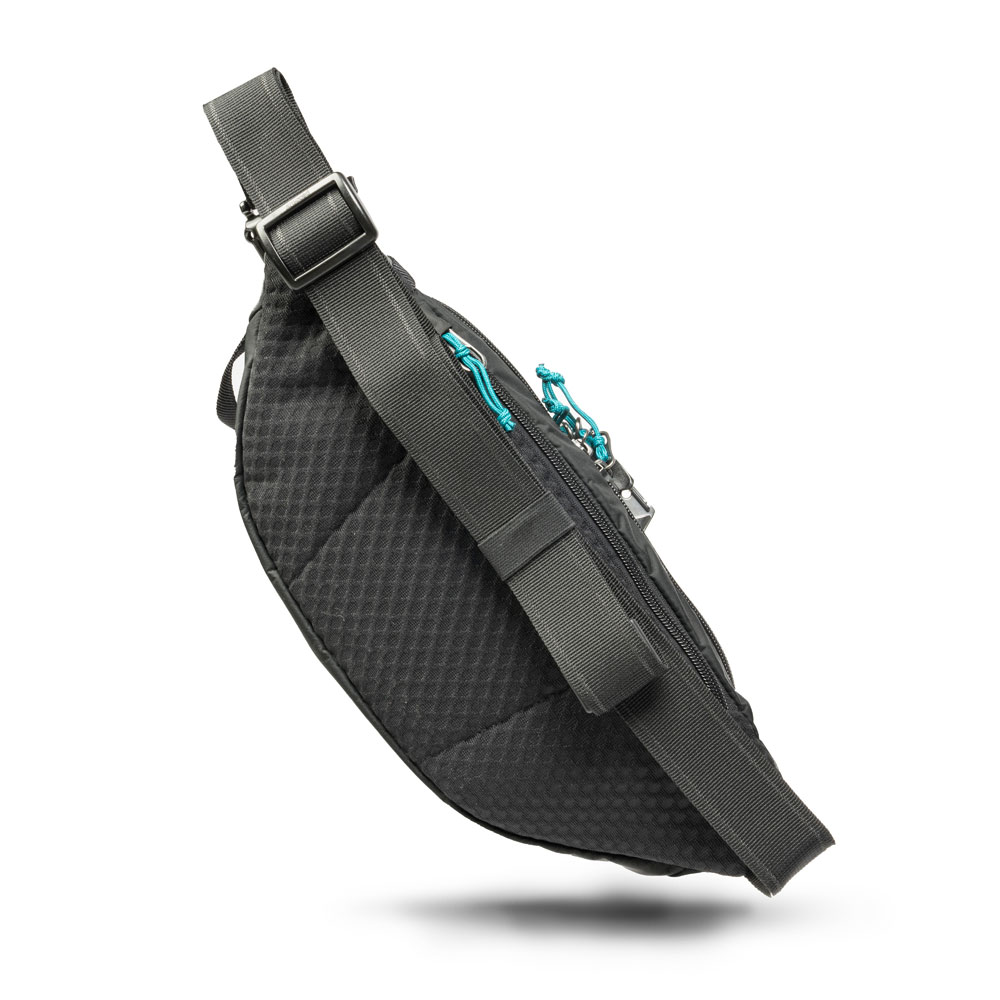 Stöldsäker höftväska - PACSAFE ECO Anti-Theft Econyl Waist Pack Black - 3