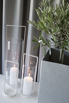 Kvarnvik White Candle Lantern - Medium - 2