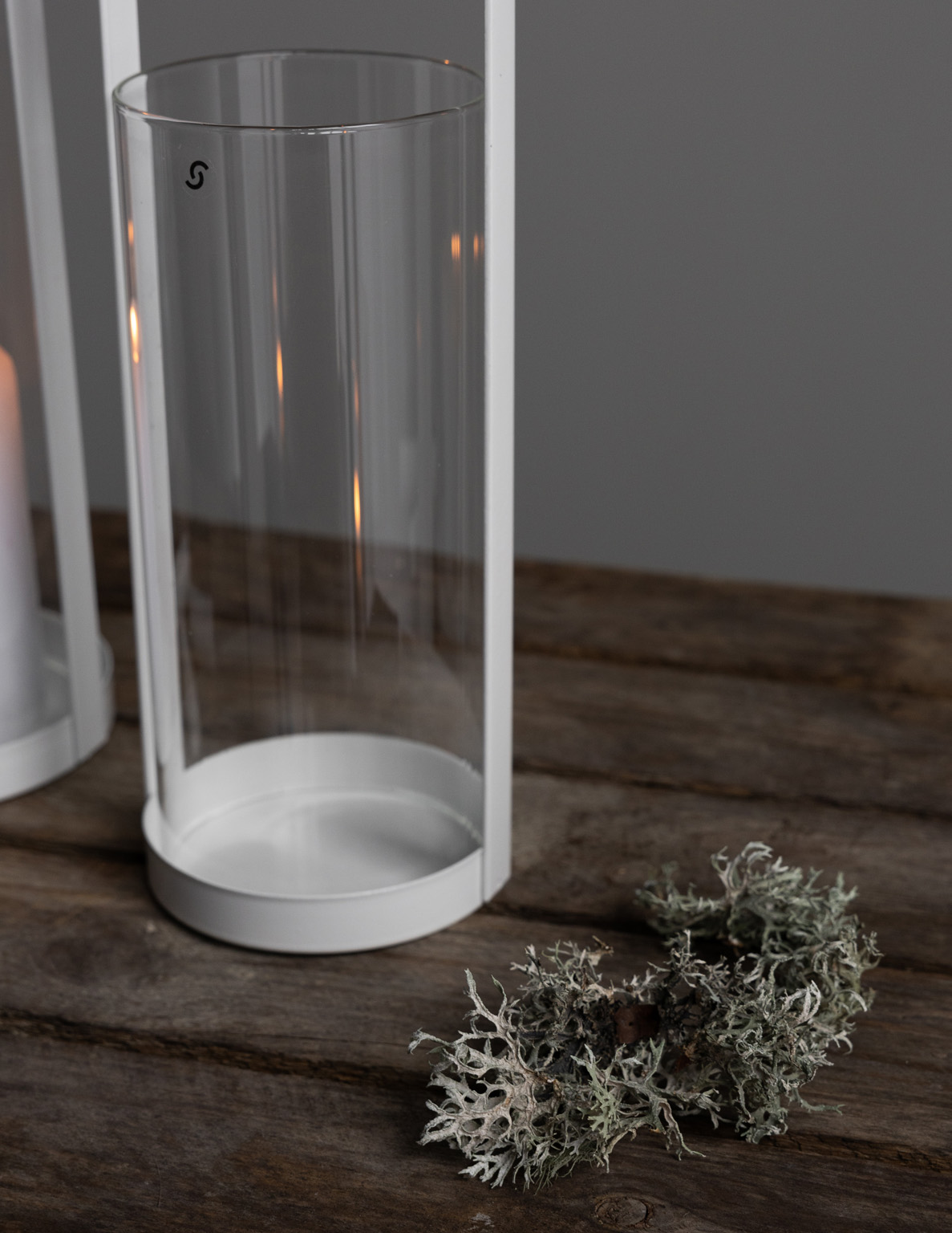 Kvarnvik White Candle Lantern - Medium - 5
