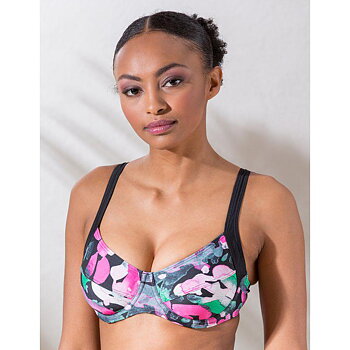 Soft Aquareller Florida Bikini-BH mit Bügel
