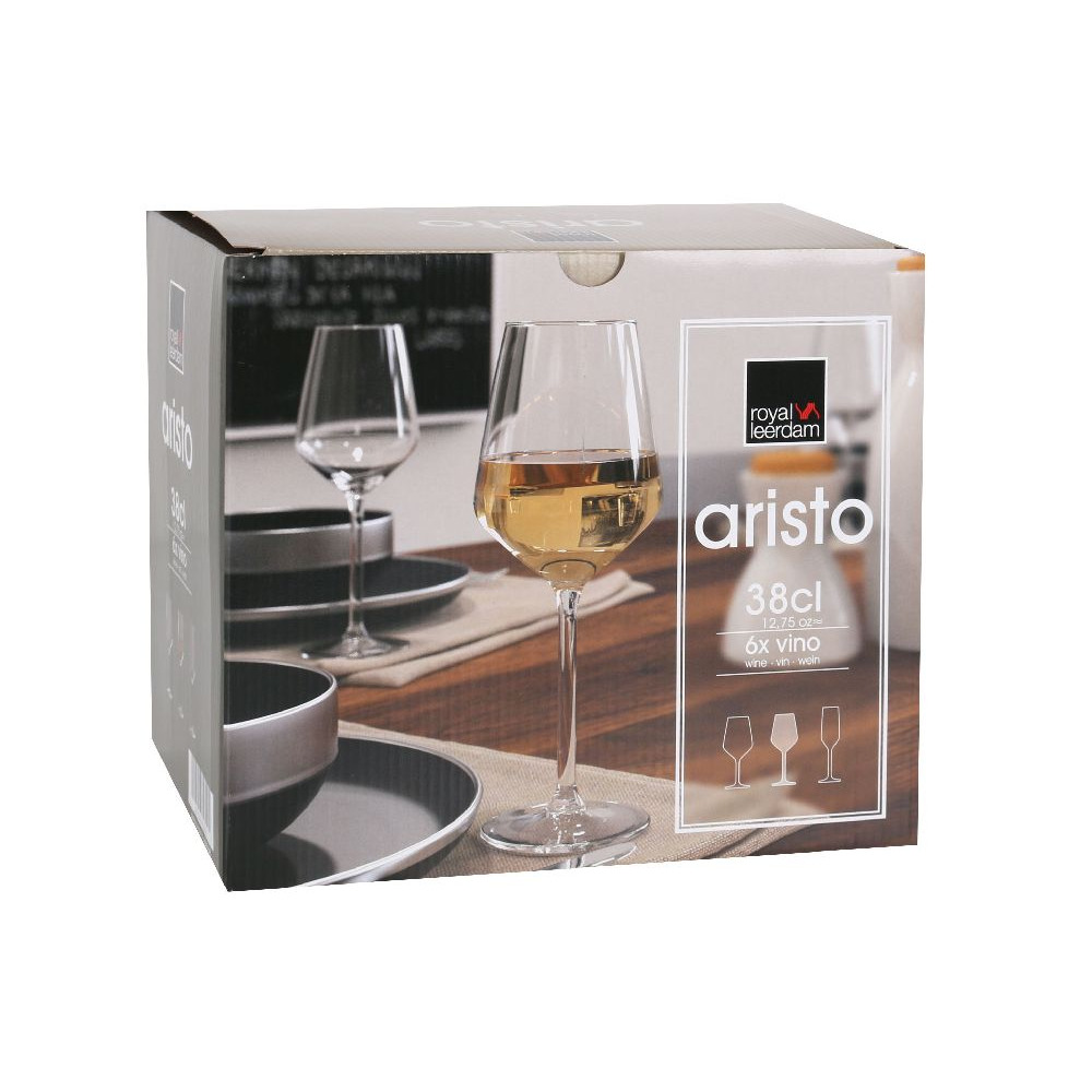 Aristo Vitvinsglas 38cl 6-p - 3