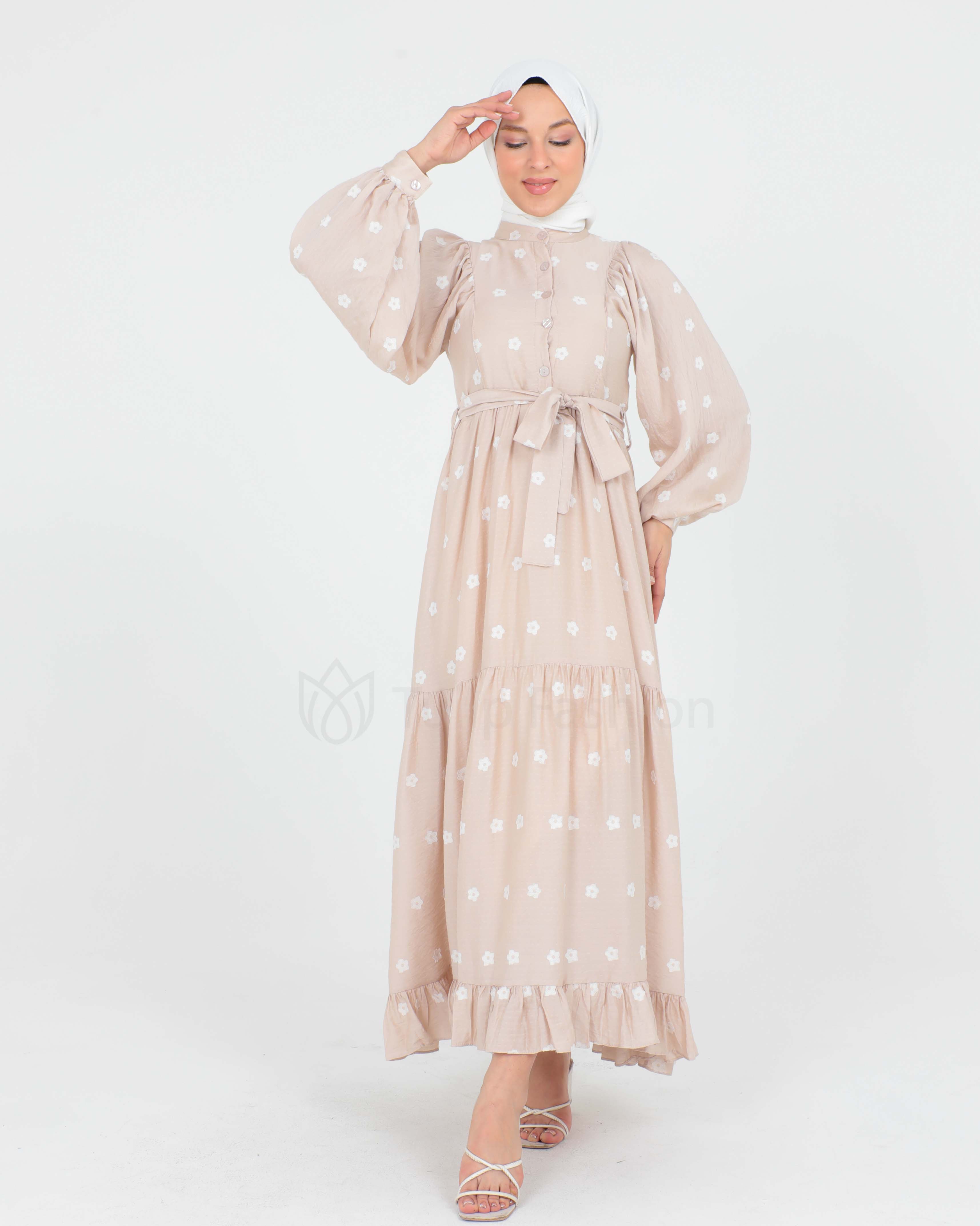 Day dress - Beige - 3