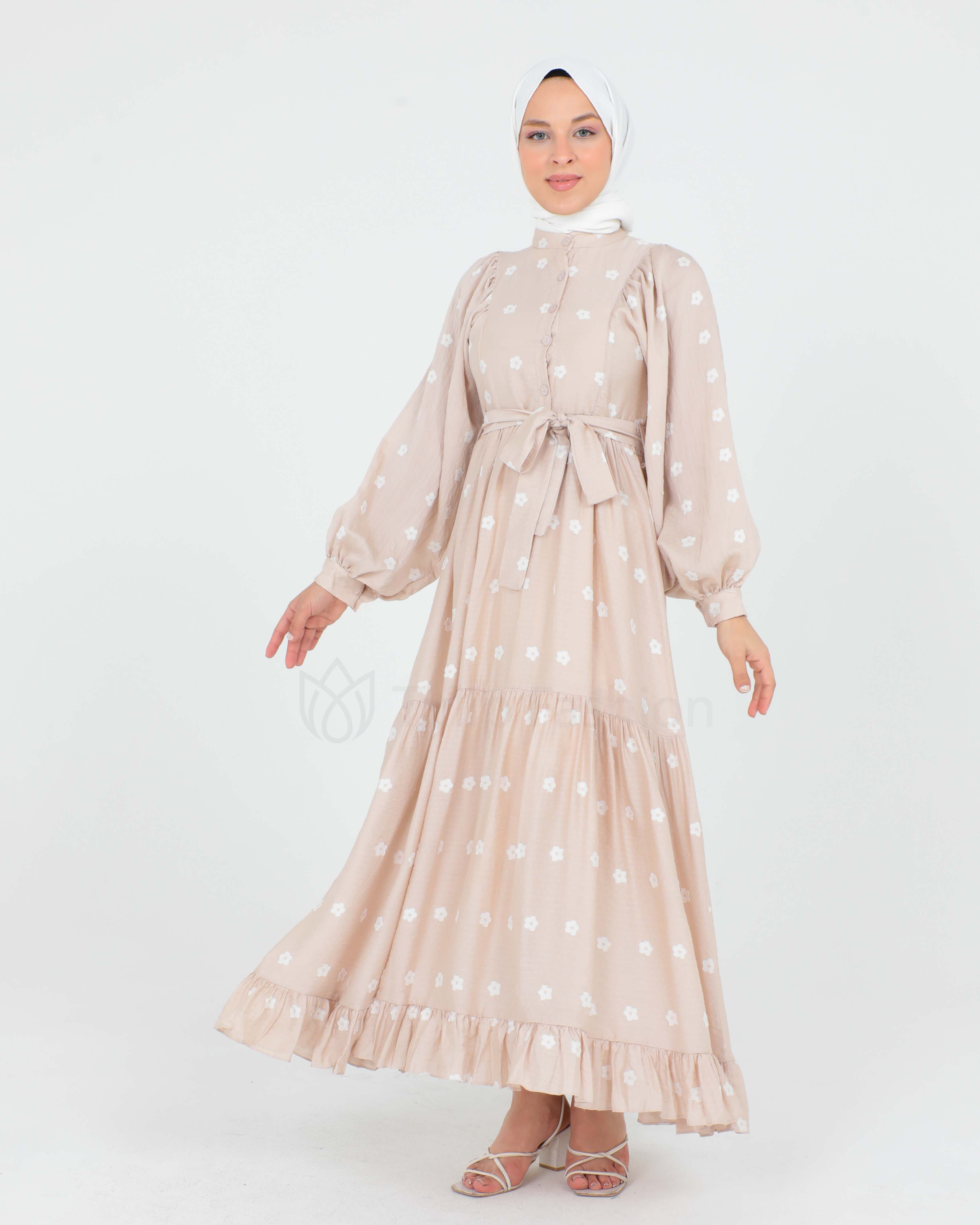 Day dress - Beige - 2