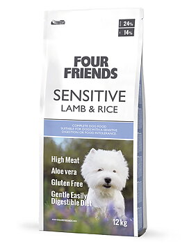Four Friends Sensitive Lamb & Rice 12kg