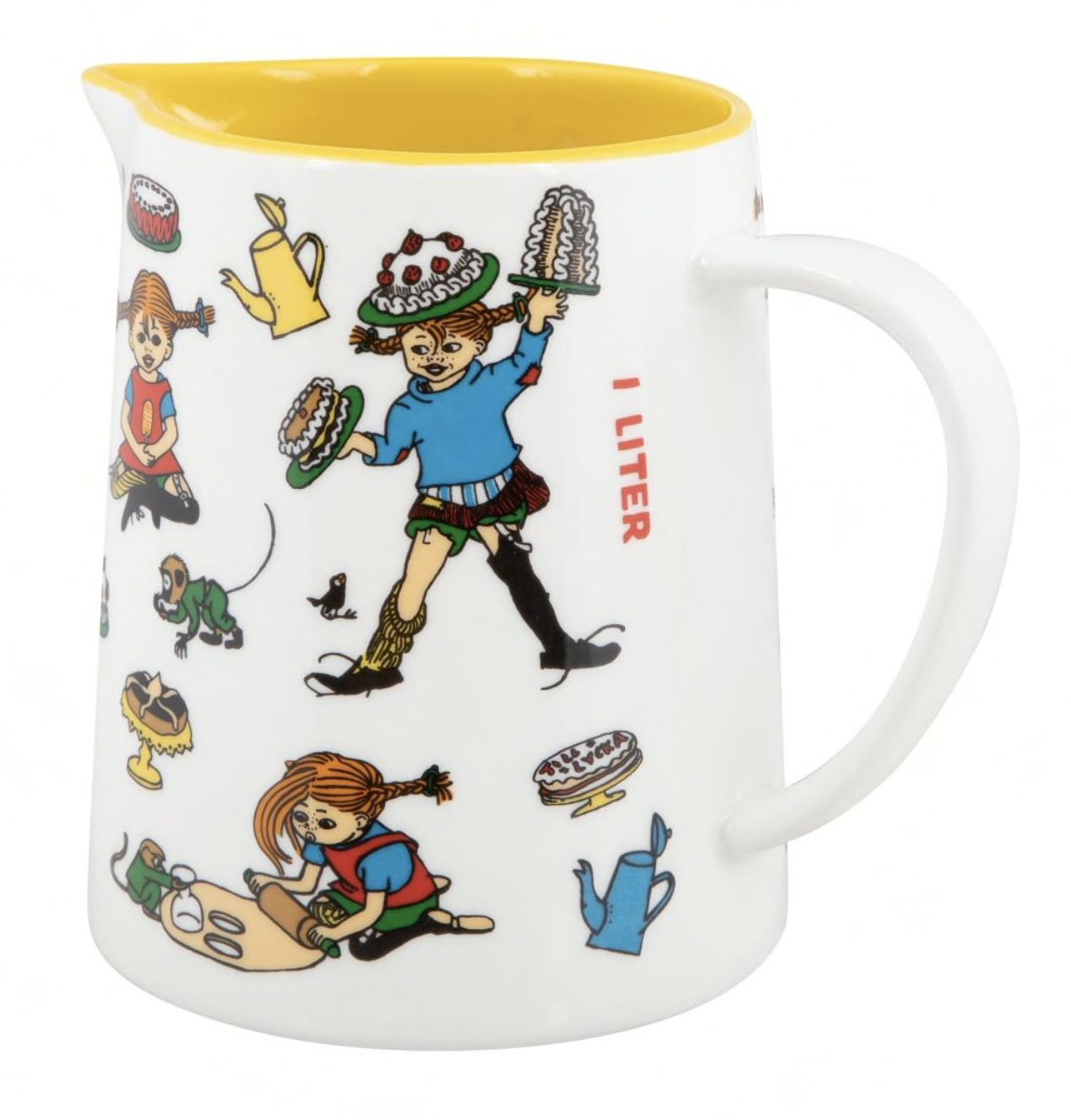 Pippi Långstrump Keramikkanna 1 Liter - 2
