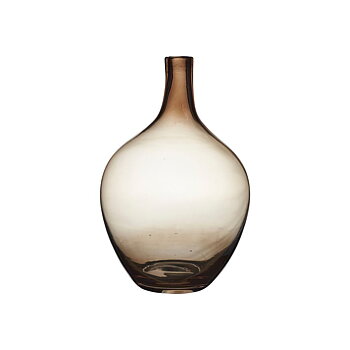 Brun glasvas