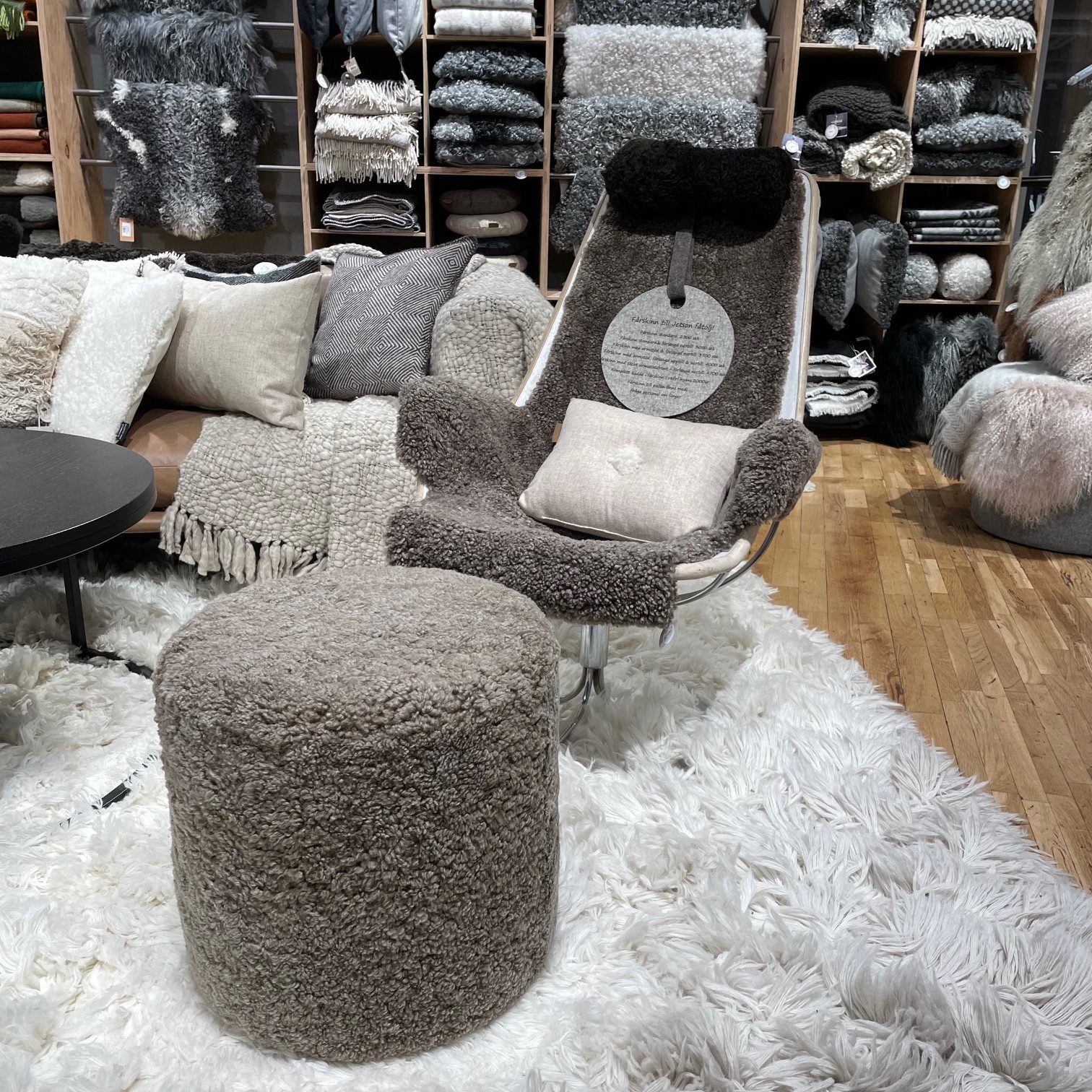 Puff / Pall modell Siri från Skandilock / Lamino nyanser - 7