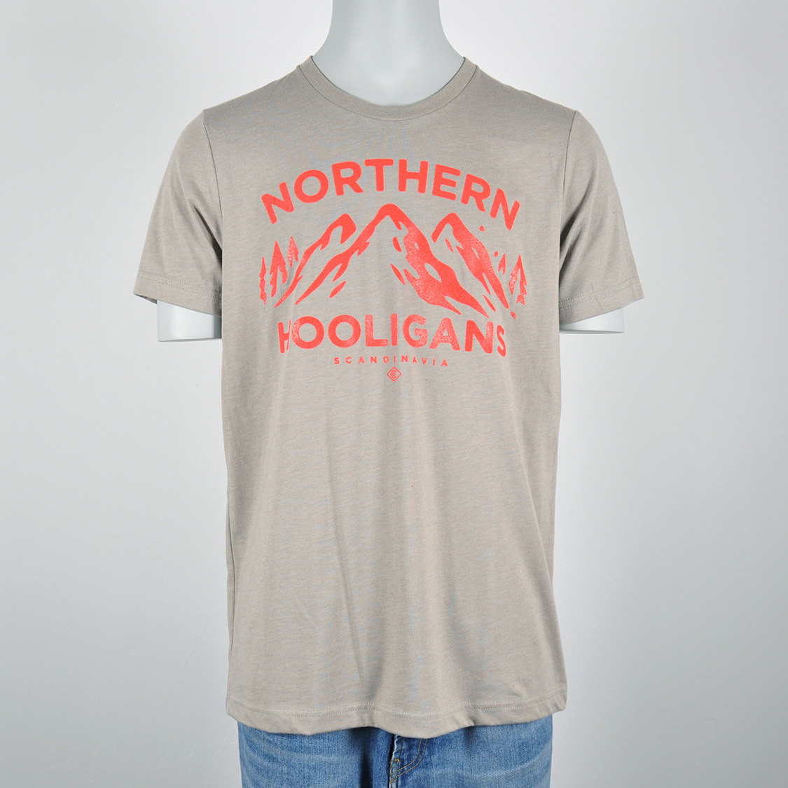 Northern Hooligans - 3 Peaks T-Shirt Heather Pebble - Appertiff Workshop