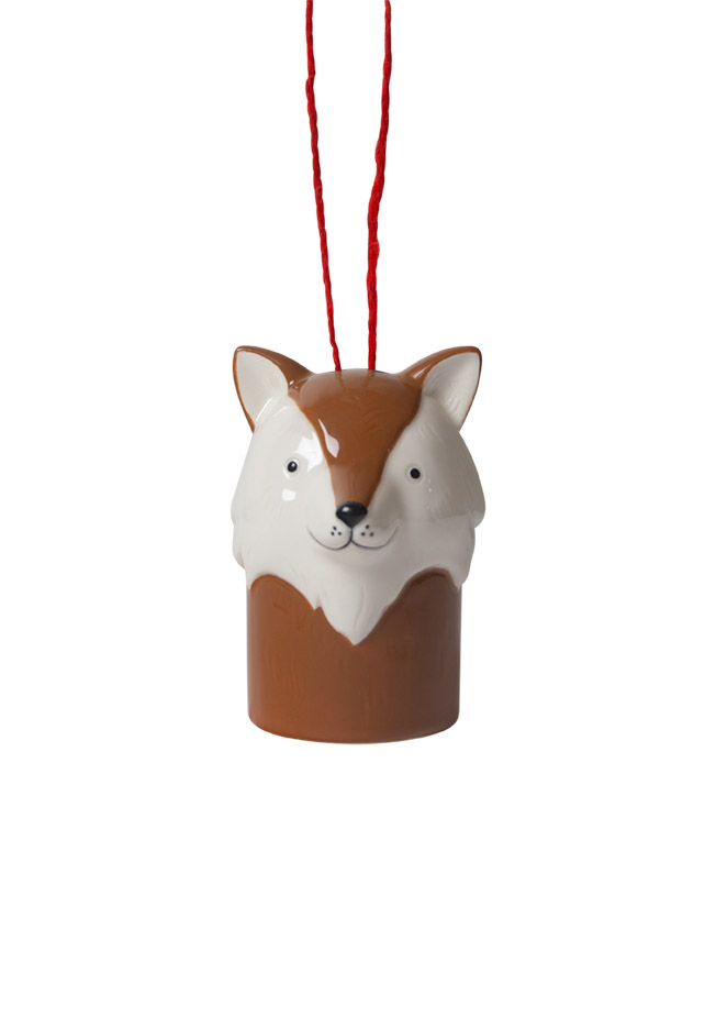 CERAMIC BELL FOX - 3