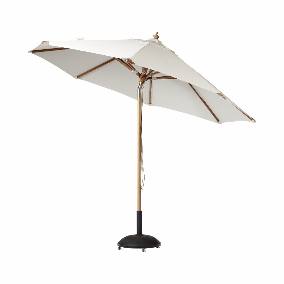 Pomin parasoll off white / svart
