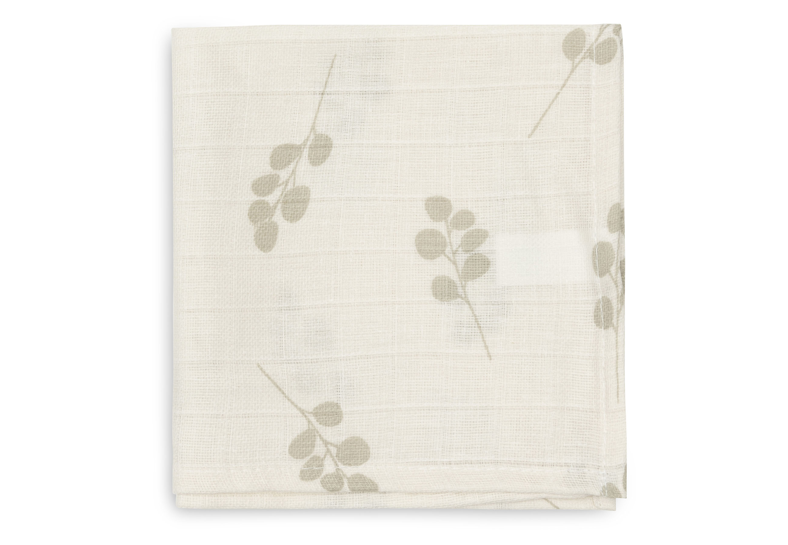 Jollein Muslin tvättlapp 31 x 31 cm Twig Olive Green (3-pack) - 3