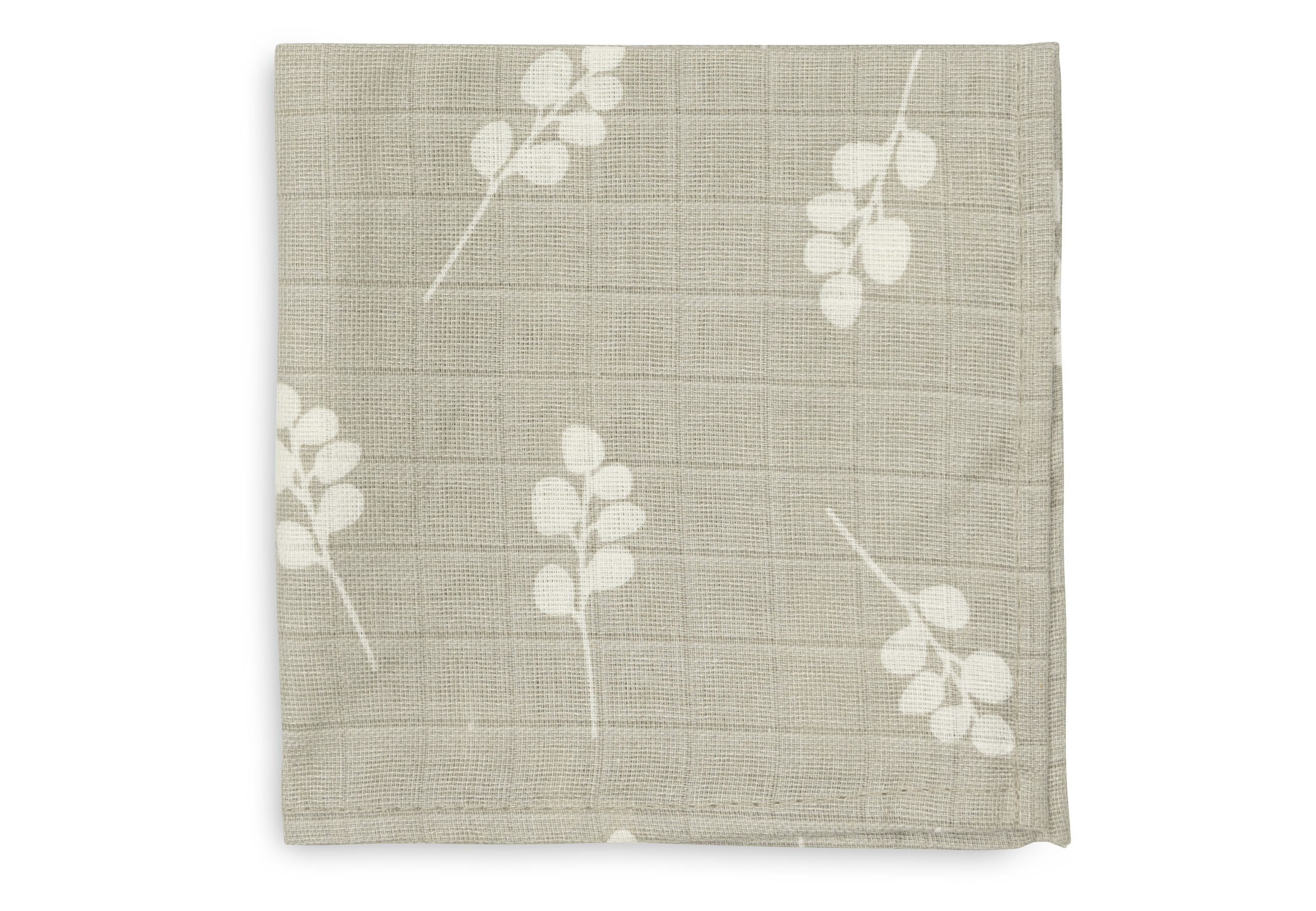 Jollein Muslin tvättlapp 31 x 31 cm Twig Olive Green (3-pack) - 2
