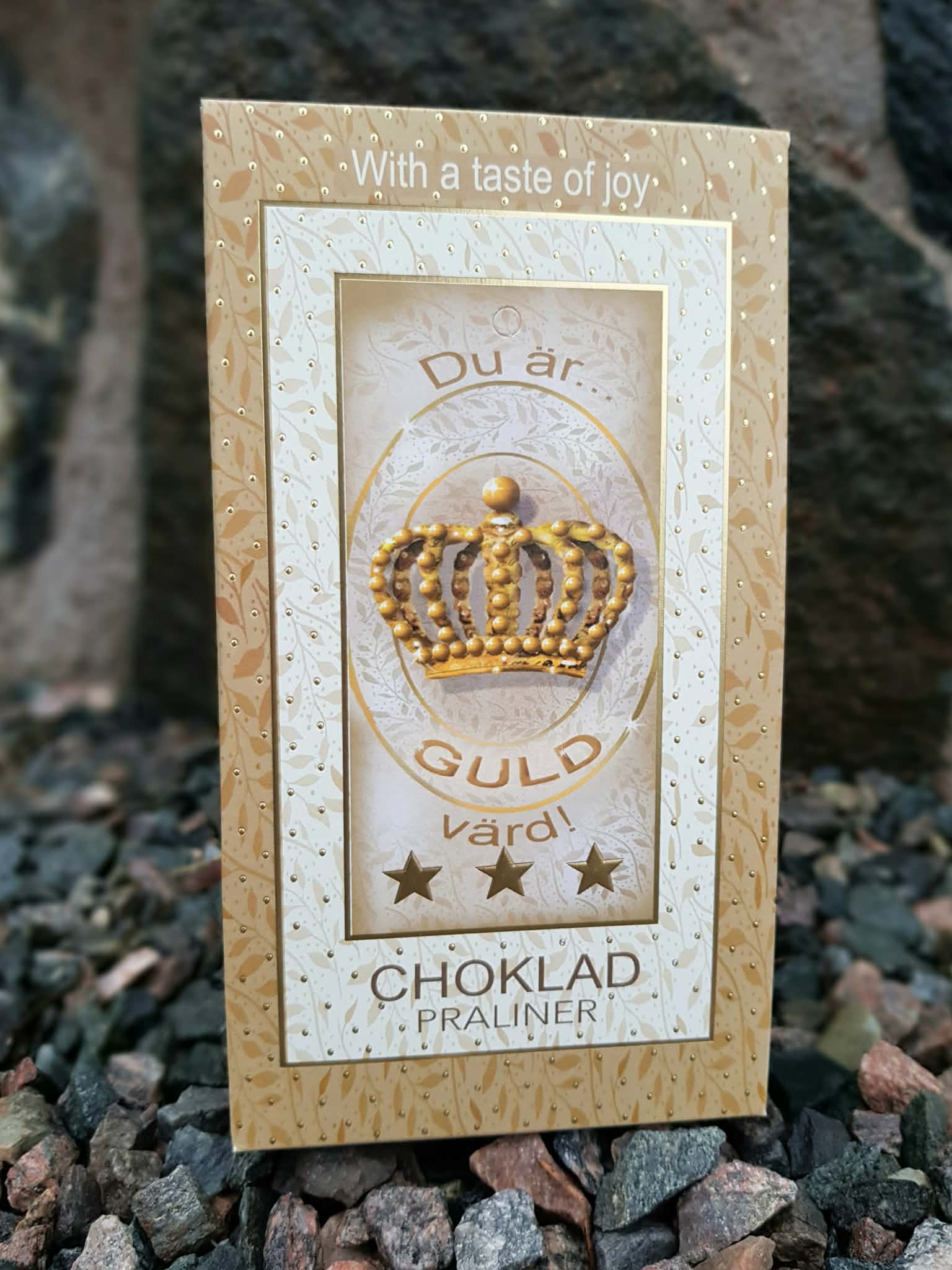 Chokladpraliner Du är guld värd