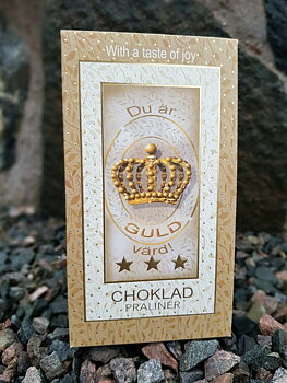 Chokladpraliner Du är guld värd