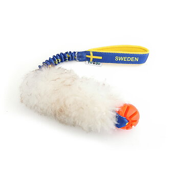 Sverigeleksak  med boll och fårskinn