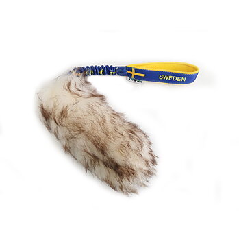 Sverigeleksak  med  fårskinn