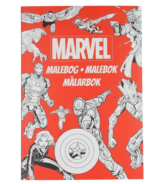 Marvel Delux Målarbok