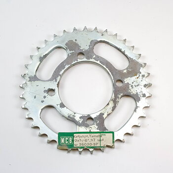 Bagerste kædehjul Yamaha RD 1/2"x5/16" 37 tænder