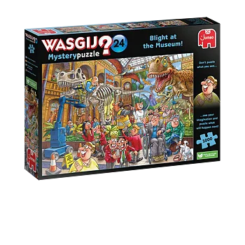 Wasgij Mystery # 24 Blight at the musum 1000 Bitar Jumbo