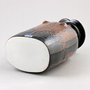 Stig Lindberg (1970s) People Vase with Tenmoku Glaze 21 cm 
