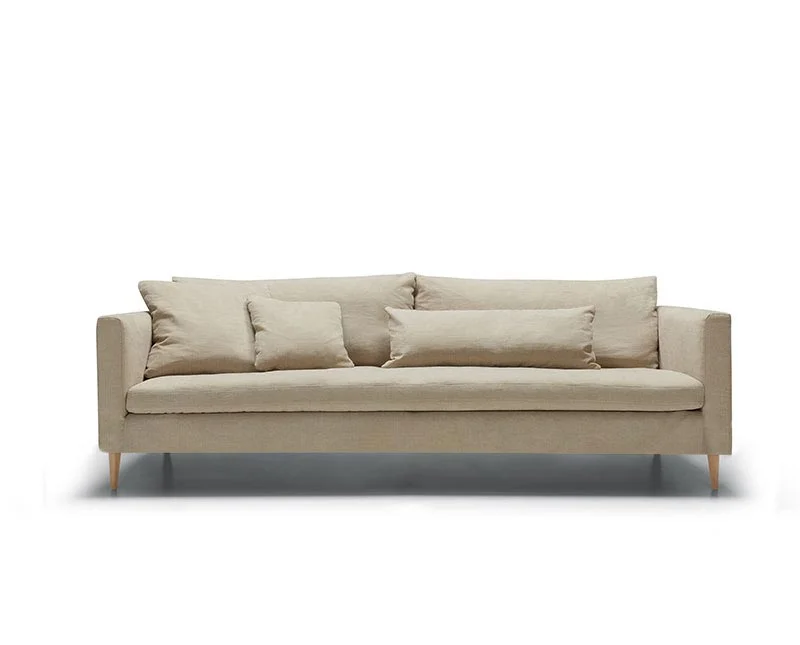 Lill Soffa - 2,3 eller 4 sits, avtagbar belgiskt i linne lux comfort. - 4