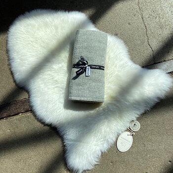 Newborn Baby Set med klippans fina ullfilt