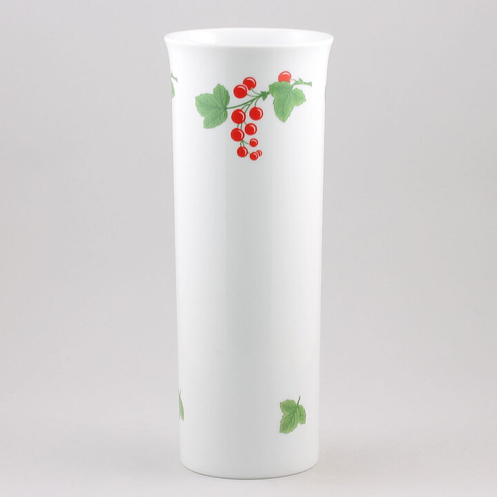 Jackie Lynd (Diamant Blodgivare 1982) Cylinder Vase with Rowan Decor 31 cm
