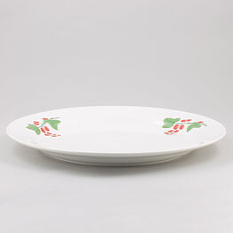 Jackie Lynd (Diamant Blodgivare 1982) Round Dish with Rowan Decor 34 cm