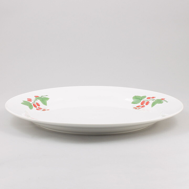Jackie Lynd (Diamant Blodgivare 1982) Round Dish with Rowan Decor 34 cm