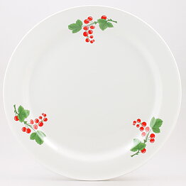 Jackie Lynd (Diamant Blodgivare 1982) Round Dish with Rowan Decor 34 cm