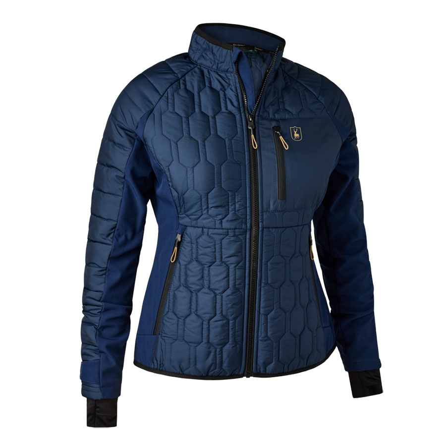 Deerhunter Lady Mossdale Quilted Jacket Dress Blues 